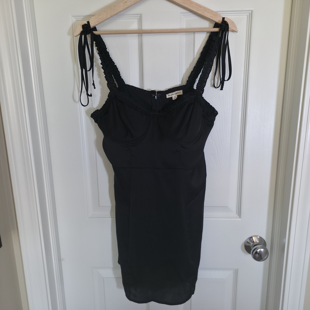 For Love & Lemons Jackpot Ruffle Mini Dress Medium - Picture 7 of 7